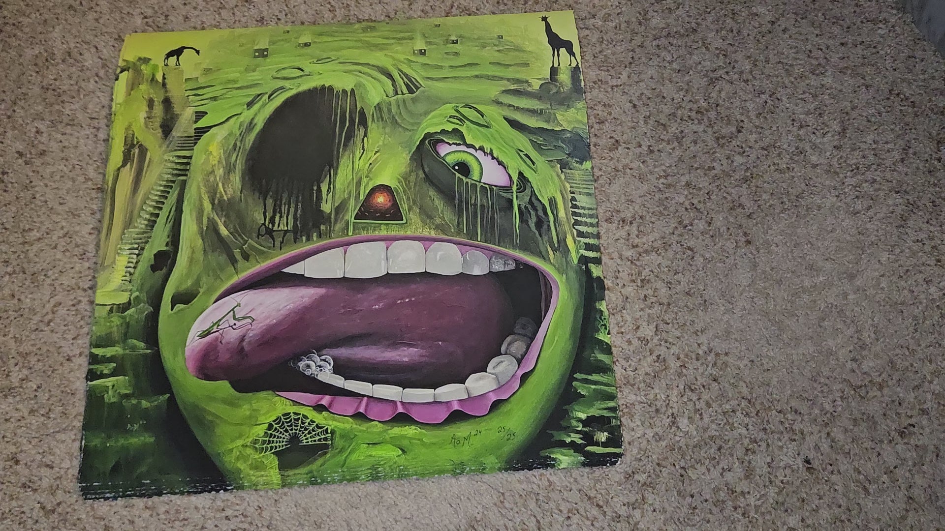 The Grass is Always Dead - [16"×16" Giclee Print]