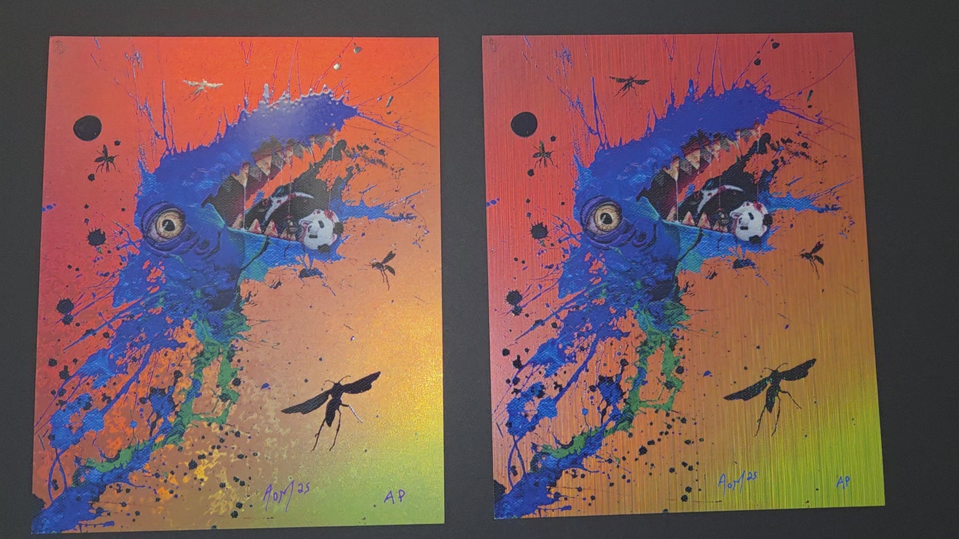 ☆ Chewy Chomp ☆ Holo-Giclee Foil prints