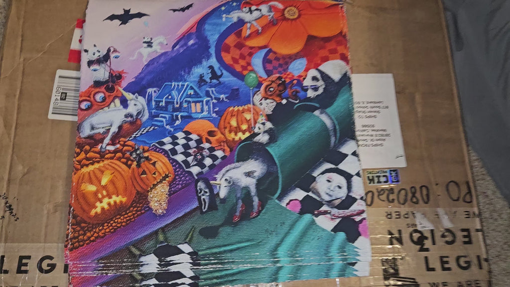 Halloween Mischief - [16"×16" Giclee Print]