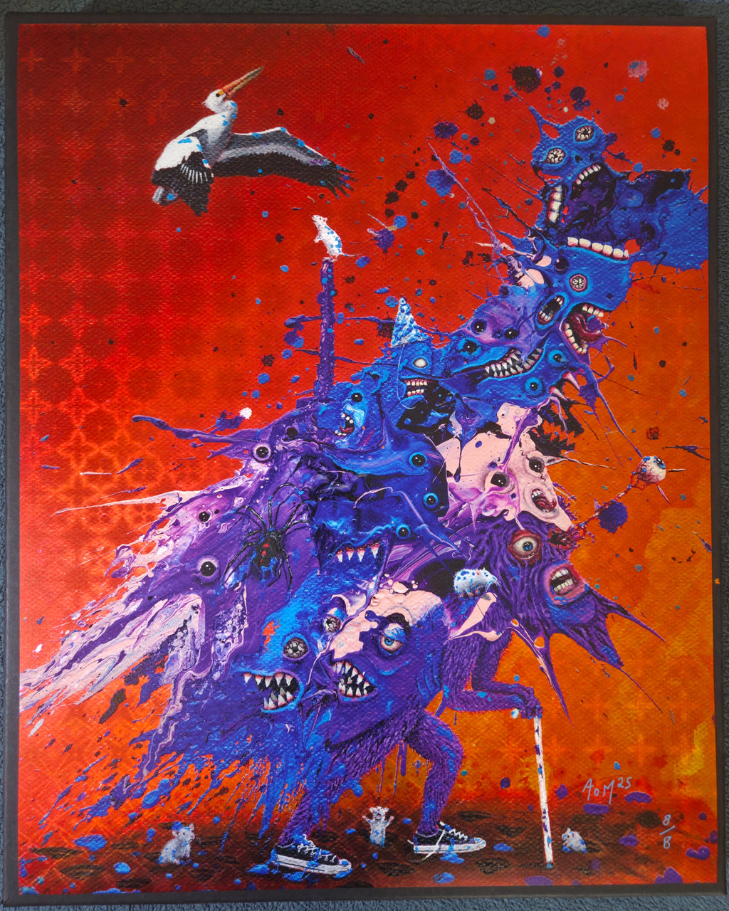★ Wheelchair-Bound ★ 16x20 Holo Giclee prints on FOIL paper