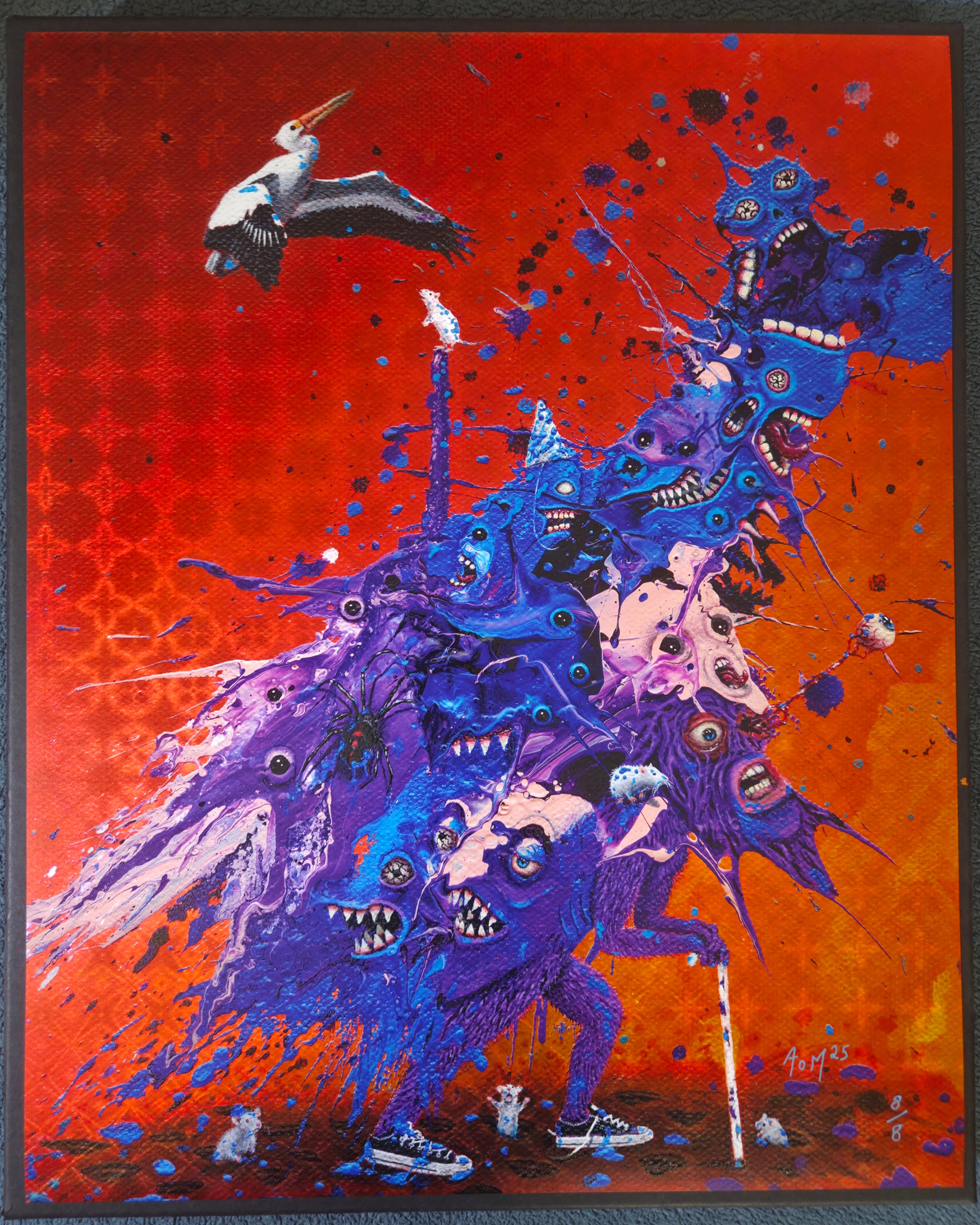 ★ Wheelchair-Bound ★ 16x20 Holo Giclee prints on FOIL paper