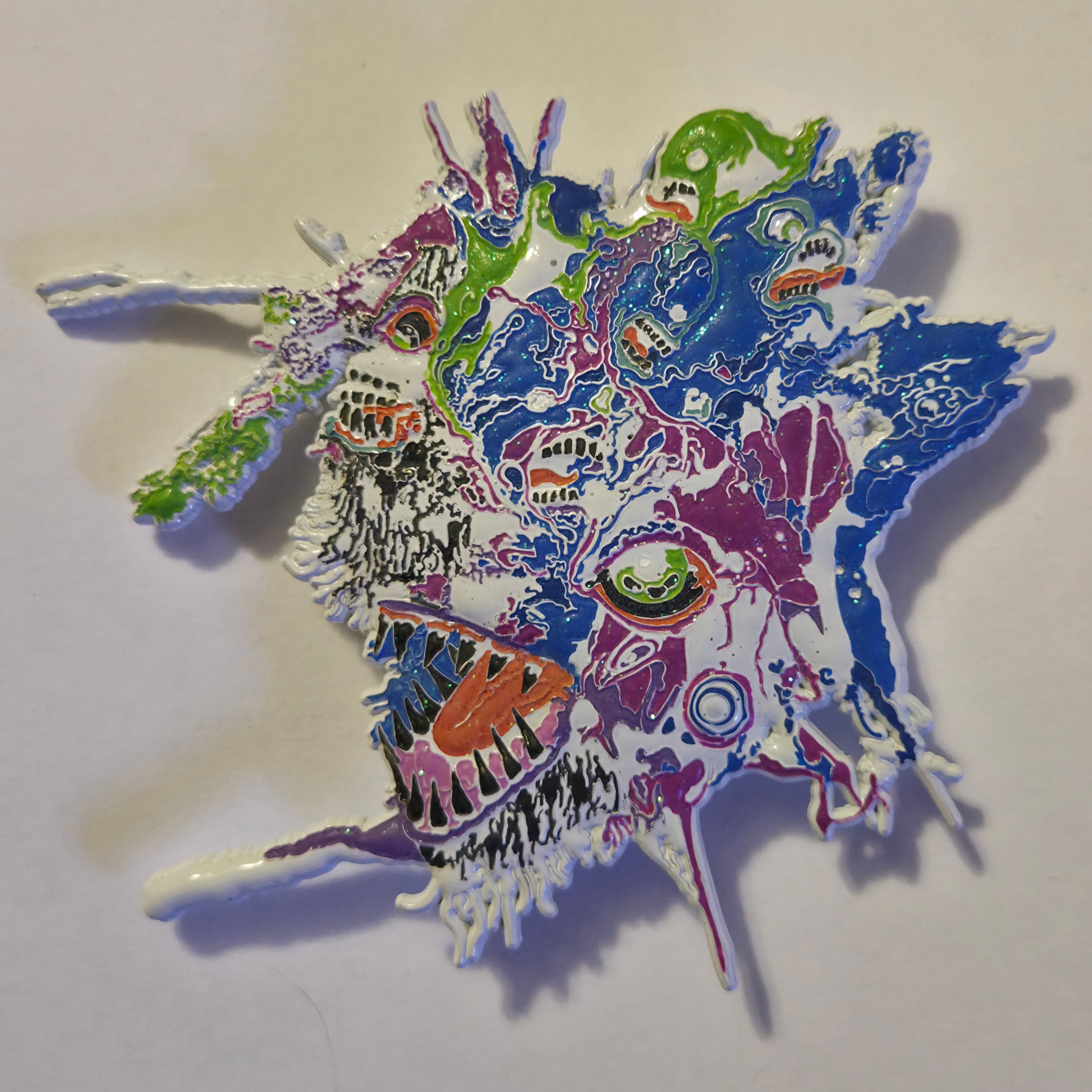 "Creature Cluster" enamel pins