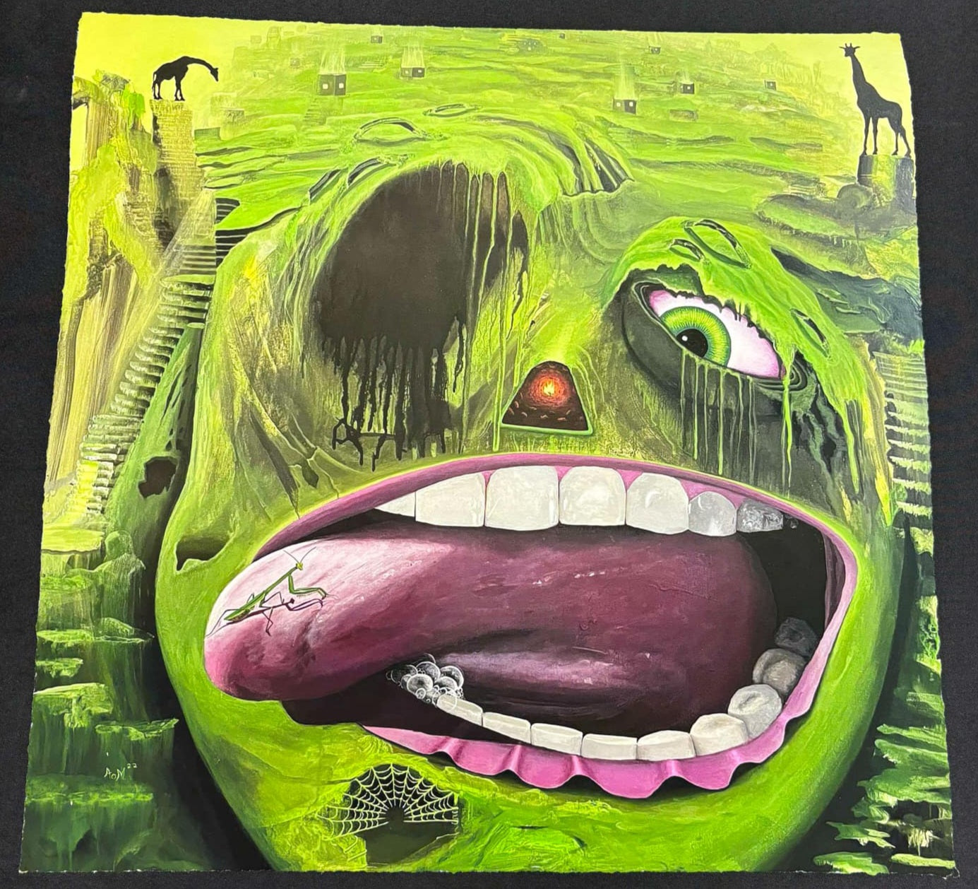 The Grass is Always Dead - [16"×16" Giclee Print]