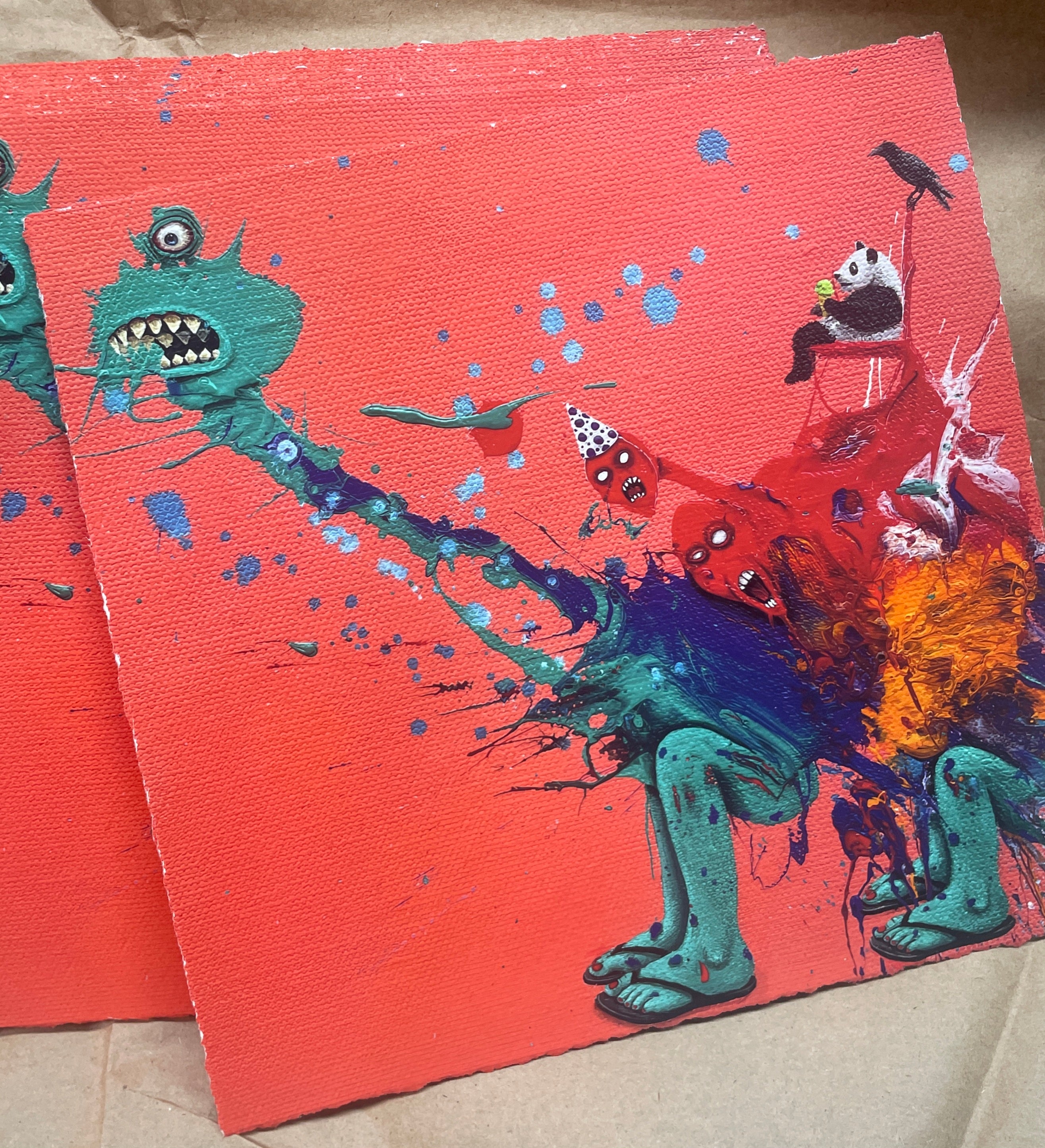 Party Patrol - [8"×8" Giclee Print]