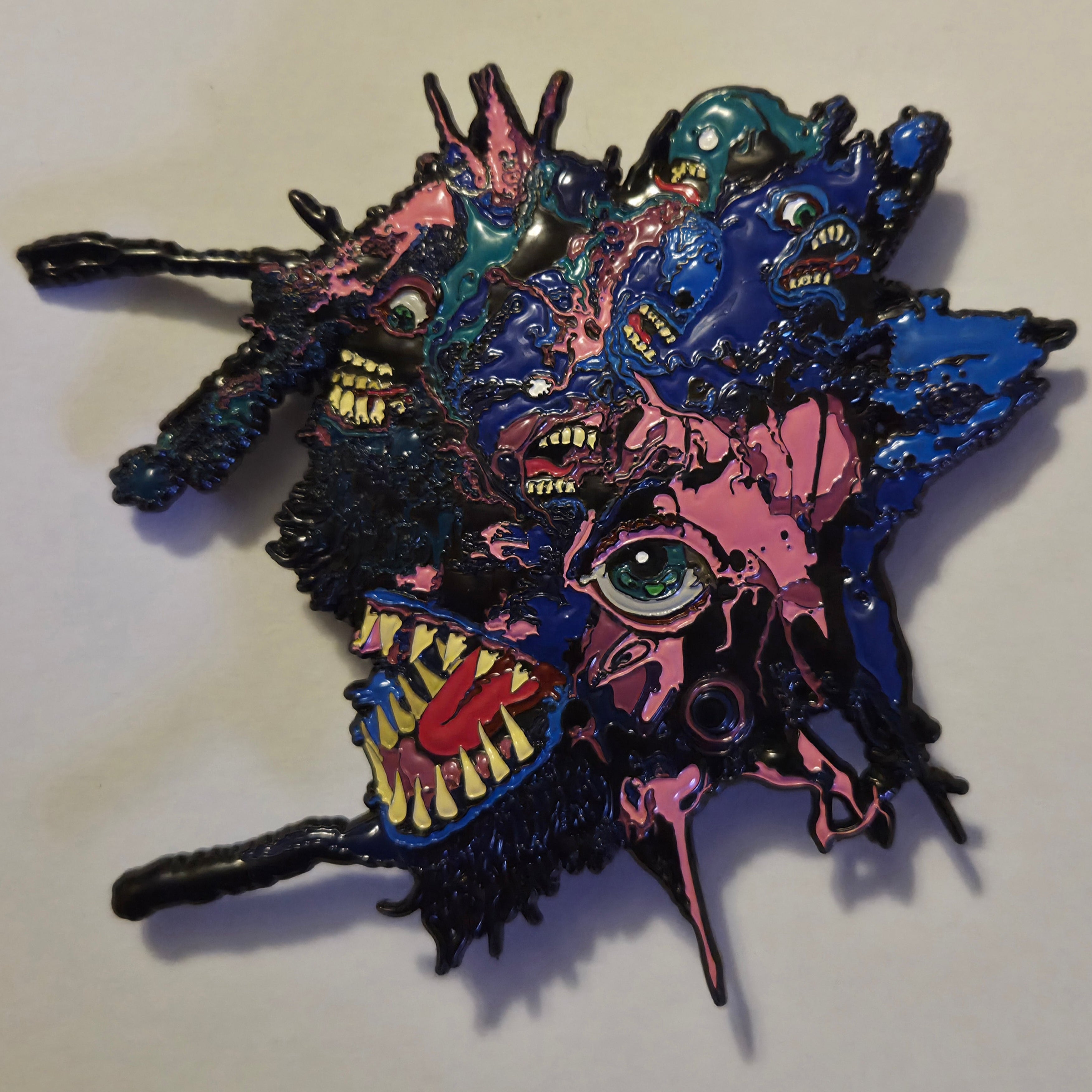 "Creature Cluster" enamel pins