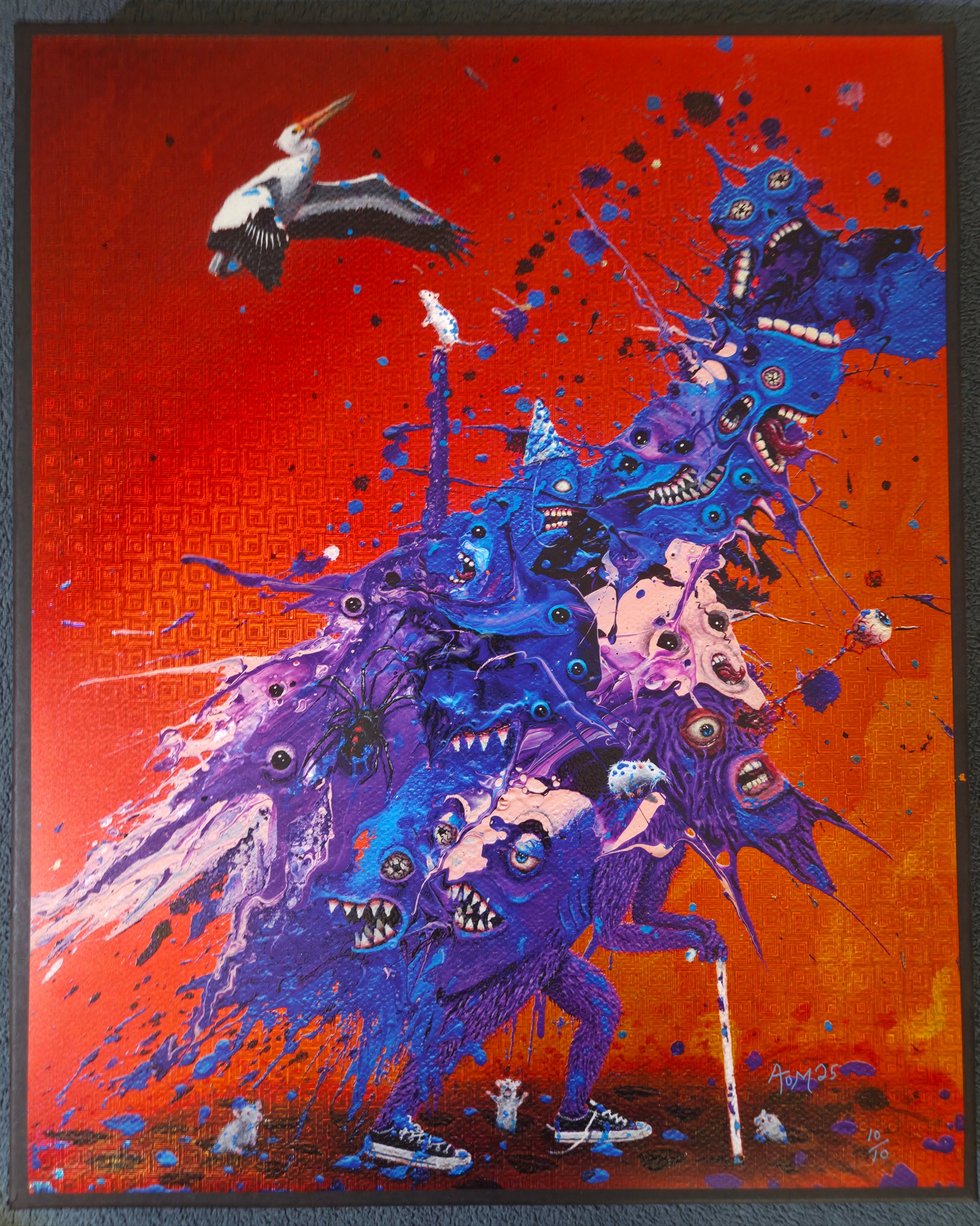 ★ Wheelchair-Bound ★ 16x20 Holo Giclee prints on FOIL paper