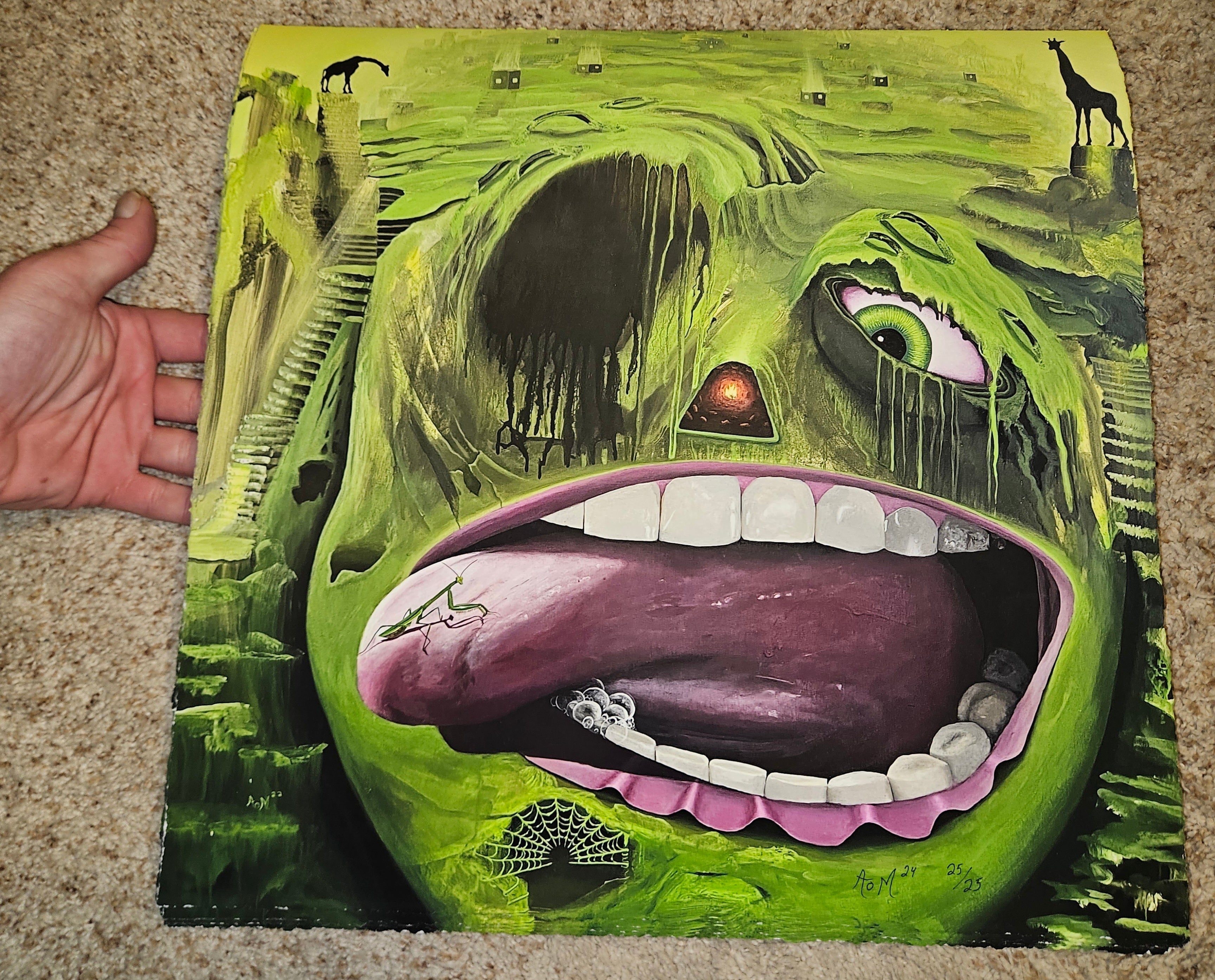 The Grass is Always Dead - [16"×16" Giclee Print]