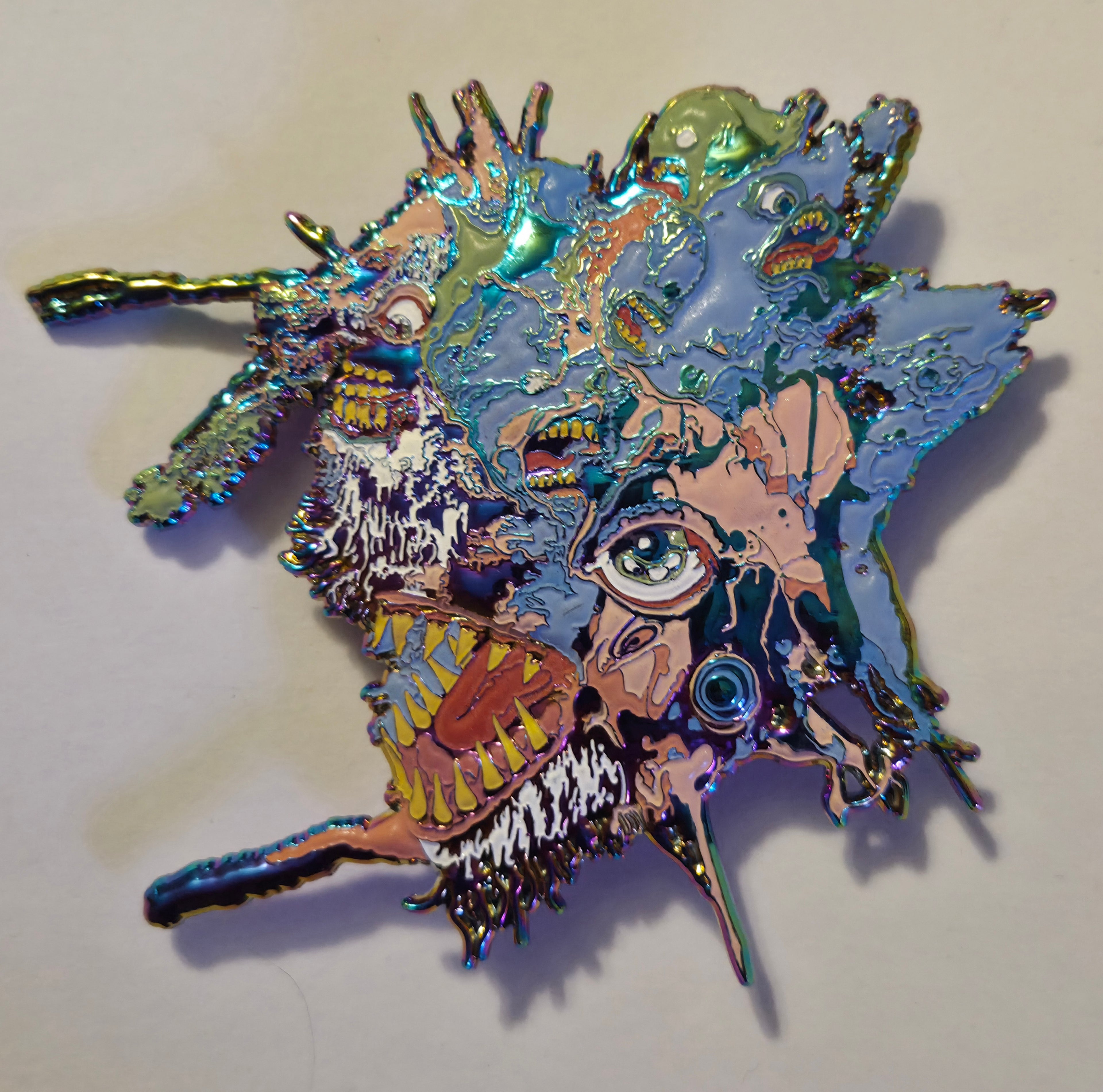 "Creature Cluster" enamel pins