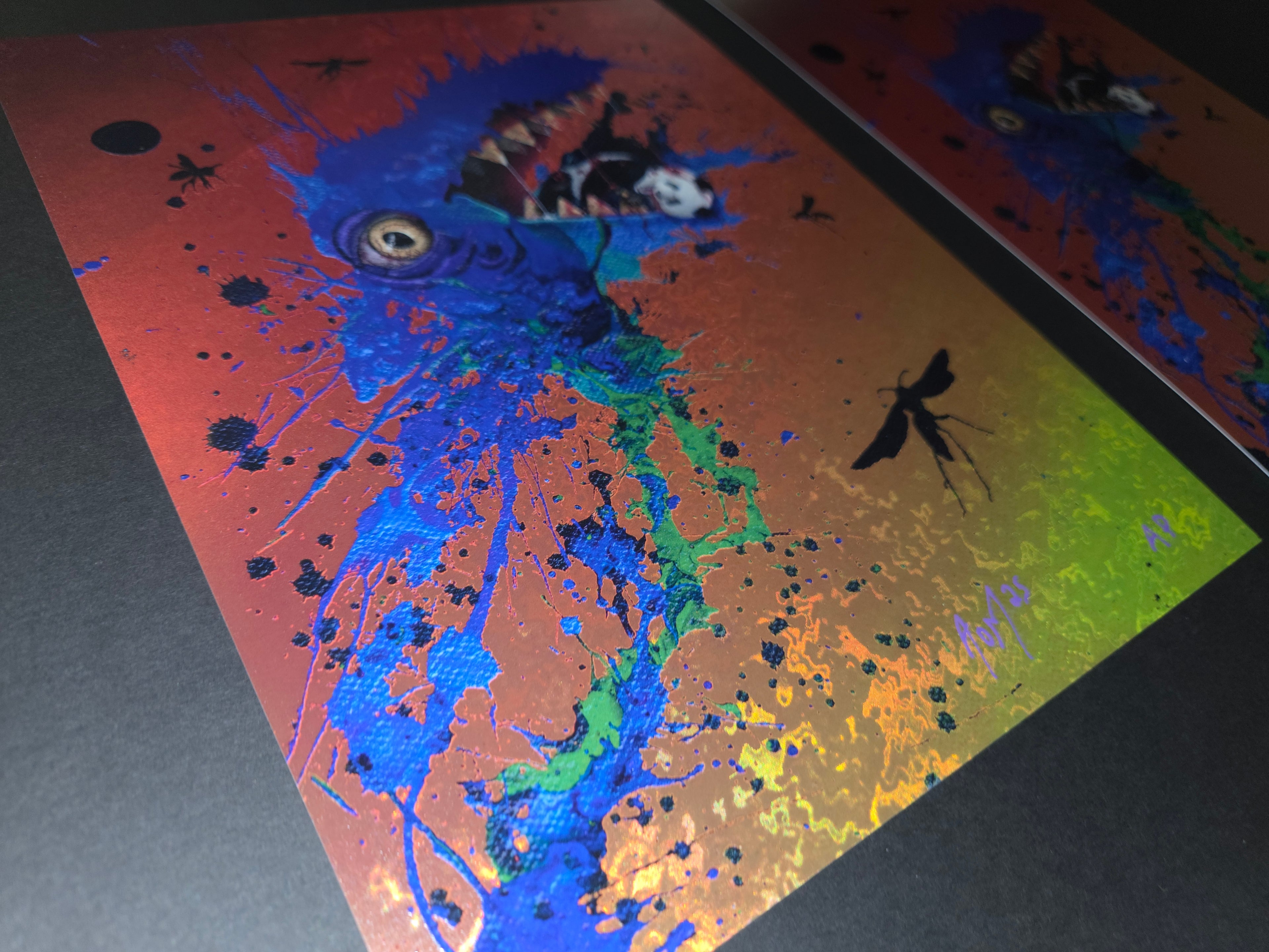 ☆ Chewy Chomp ☆ Holo-Giclee Foil prints